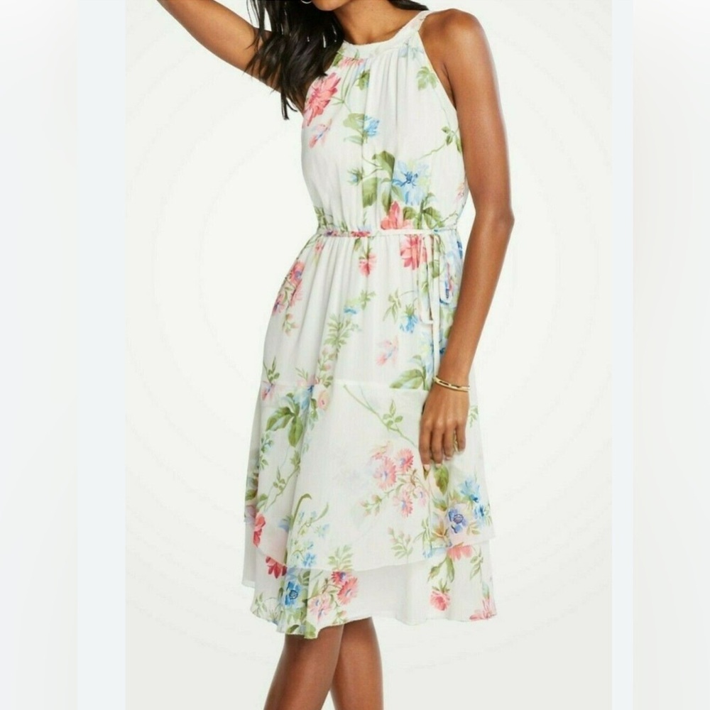 Ann Taylor Floral Dress Size 10